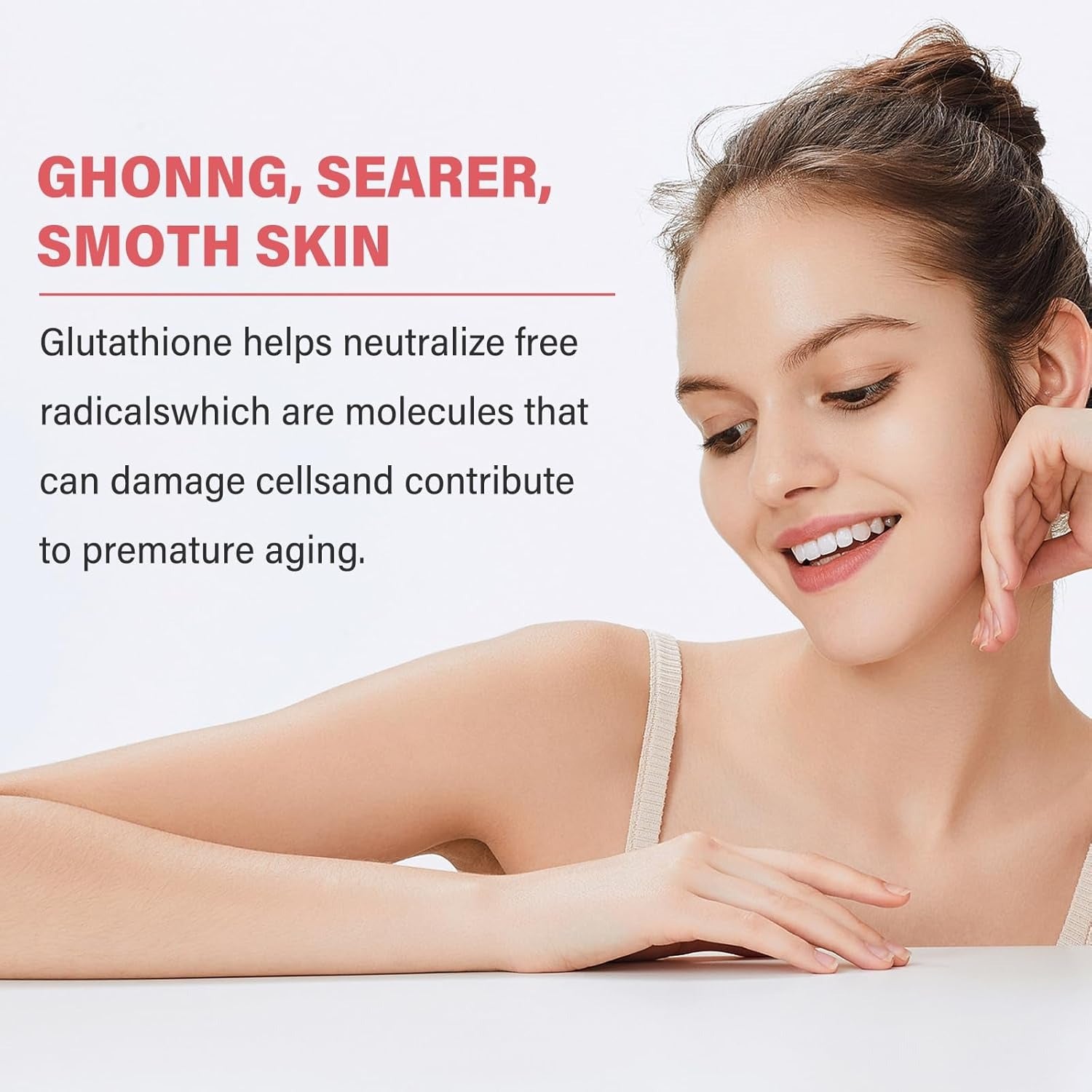 OMOGS Glutathione & NAC Supplement, with vtamin B & Selenium, Supports Liver Health, Cellular, Antioxidant, Energy Production & Immune, Vegan & Gluten-Free, 90 Veg Capsules.