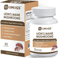 OMOGS Mushroom Complex Supplement Capsules 10:1 Extract, Lions Mane Supplement with Cordyceps, Reishi, for Brain Health, Memory Support, Focus & Immune System